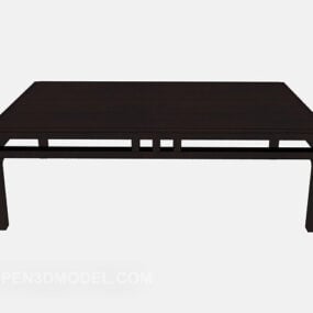 Solid Wood Case Table 3d model