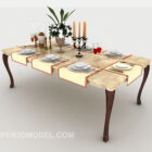 Solid Wood European Table