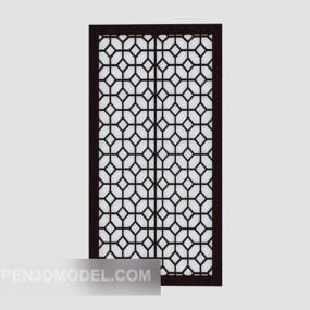 Solid Wood Black Screen 3d-modell