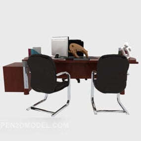 Solid Wood Deskchairs 3d model