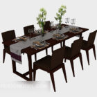 Solid Wood Dining Table Chairs