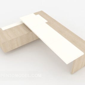Solid Wood Minimalist Class Platform 3d model