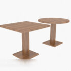 Tavolino in legno massello, tavolino