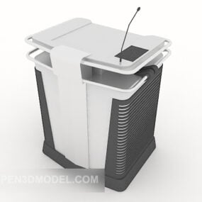 Speaker White Color 3d model