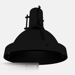 Spotlight Black Paint 3d model