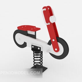 弹簧玩具车3d模型