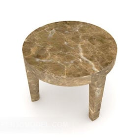 דגם 3D רהיטי ספסל אבן שיש