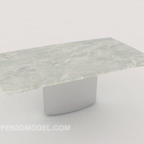 स्टोन मार्बल कॉफी टेबल 3डी मॉडल