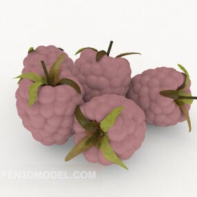 Nature Strawberry Fruits 3d model