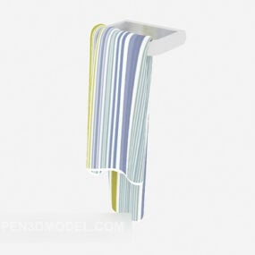 Striped Towel 3d model