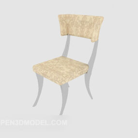 Stylish European Home Chair 3d model