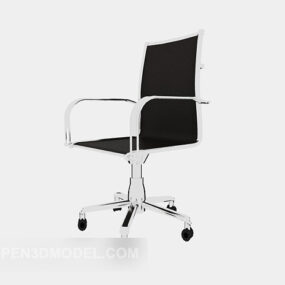 Stylish Black Office Chair 3d model