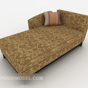 Stylish Casual Single Sofa 3d model
