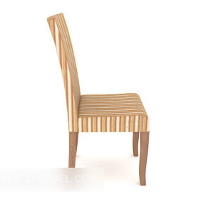 Stylish Generous Dining Chair 3d model