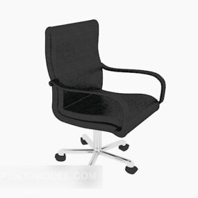 Simple Office Wheels Chair 3d model