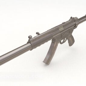 Submachine Gun Army Weapon 3d model