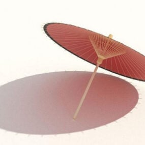 Japanese Sunshade Umbrella 3d model