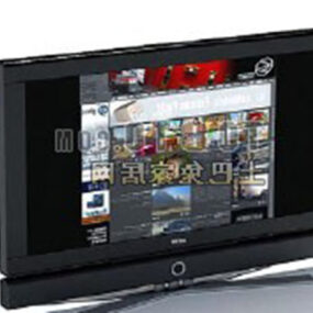 Flat Tv Modern Design 3d model
