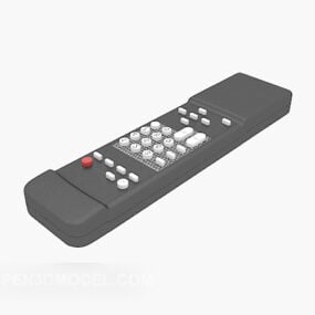 Black Tv Remote Control 3d model