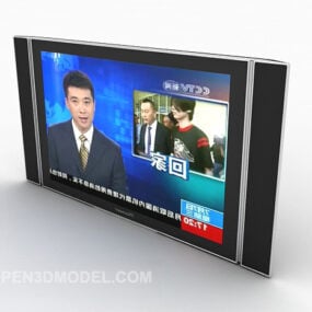 Écran de télévision à grande échelle modèle 3D