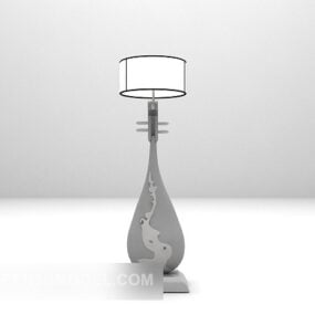 꽃병 모양의 테이블 램프 가구 3d 모델