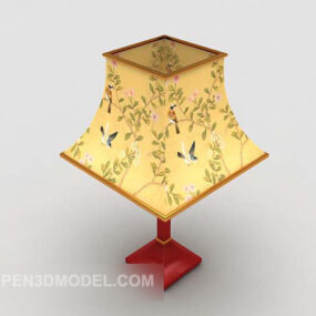 Table Lamp Asian Hotel Furniture 3d model