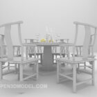 Wooden Table Grey Furniture