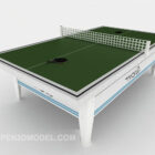 Modelo 3d de mesa de tenis de mesa