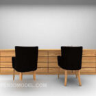 Tavoli e sedie consigliano il modello 3d