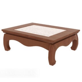 Tatami Coffee Table Wooden 3d model