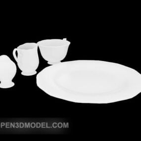 Tea Cup Ceramic Appliance 3d model