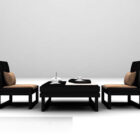 ティーテーブルと椅子の家具