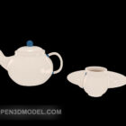 Teapot White Ceramic