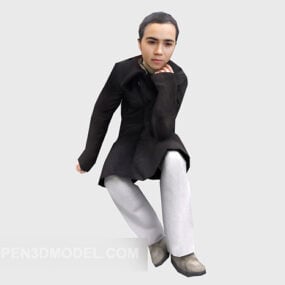 Casual Young Man 3d-modell