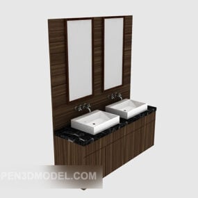 3д модель деревянного сиденья для унитаза