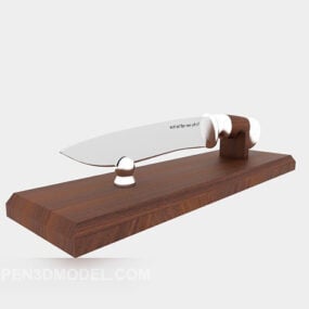 Knife Figurine Showcase 3d model