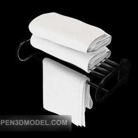 Accessoires de salle de bain porte-serviettes modèle 3D