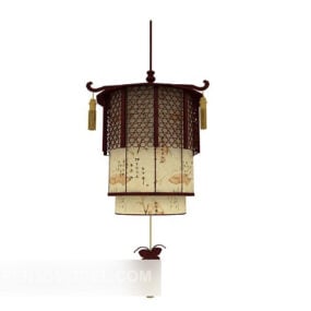 Mô hình 3d đèn chùm truyền thống Trung Quốc
