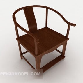 Traditional Chinese Home Chair 3d model