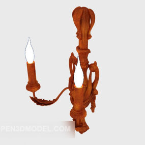 Traditional European Minimalist Wall Lamp 3d model