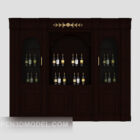 Traditional European Wine Cabinet