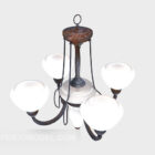 Traditional Ancient Chandelier White Shade