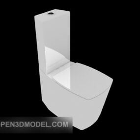 مدل 3 بعدی توالت فلاش مدرن