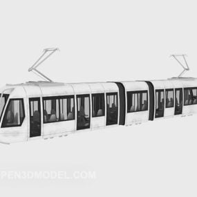 Electrical Tram Vehicle 3d model