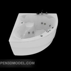 Kolmion muotoinen kylpyamme 3d-malli