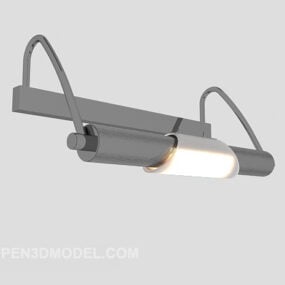 Modelo 3d de lâmpada de parede tubular