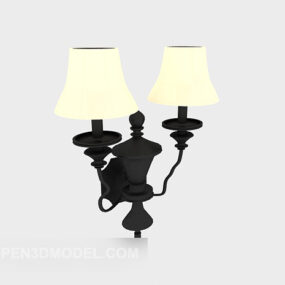 Two-style Home Wall Lamp 3d model