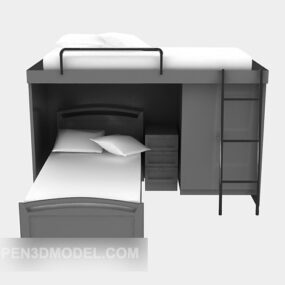 Model 3d Perabot Katil Atas Dan Bawah
