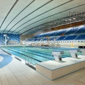 Indoor Swimming Pool 3d model