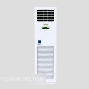 3D-Modell der vertikalen Klimaanlage mit breiter Einheit